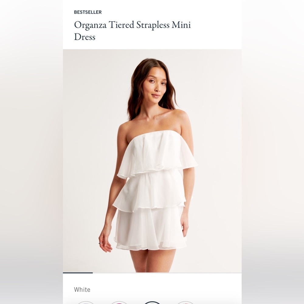 Abercrombie Tiered Organza Dress